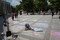 The chalk drawings are getting more and more.