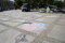 Alright, the chalk ponies have almost made it to the other side of the square. (Not really, the square stretches around and is huge.)