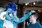Best dragon costume again. Petting cute human.